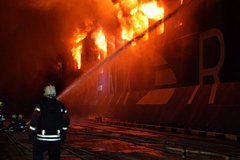 &laquo;Сатисфакция&raquo;. В украинском порту после удара загорелось турецкое судно. Как это оценили в России после атак ВСУ в Черном море?