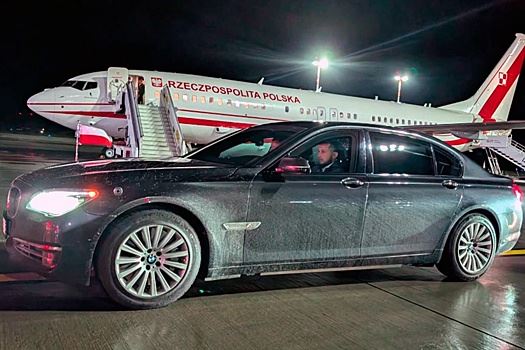 Президенту Польши Навроцкому подали грязный автомобиль в&nbsp;Риге